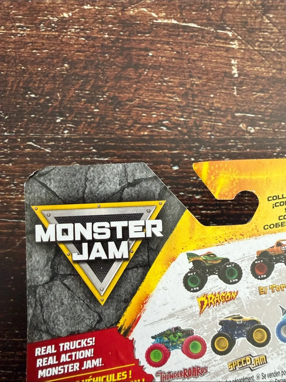 Series 46 Monster Jam Classroom Crusher Yellow Monster Truck 1:64 scale